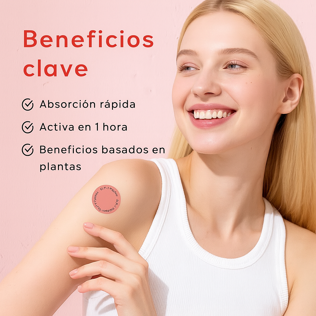 Parches GLP-1 Con Berberina, 30 Unidad – Reduce La Ansiedad Por Comer