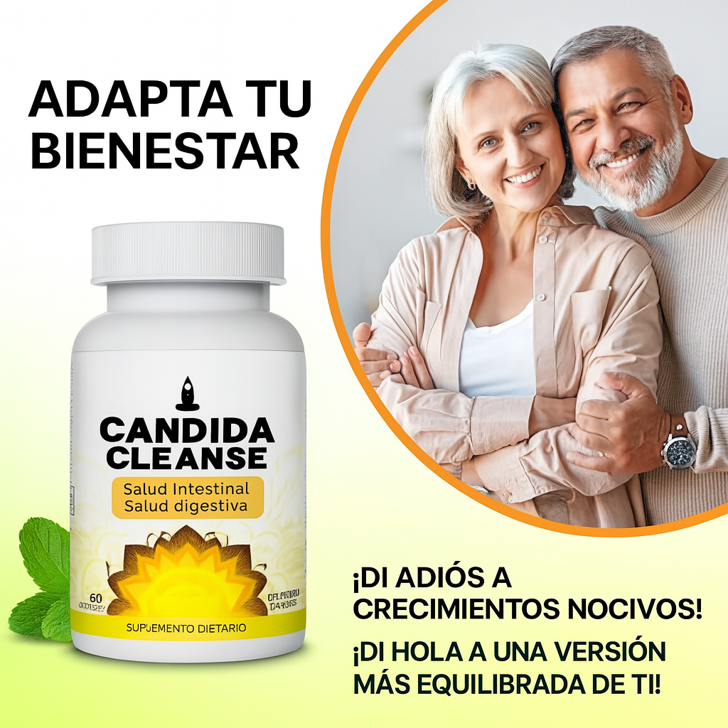 Limpia Candida de 60 Capsulas – Elimina el Hongo Candida y alivia tus malestares digestivos