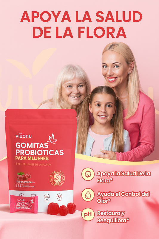 Gomitas Probióticas con Arándano (60 Gomitas) – PH Balanceado, Salud Intima y Defensas